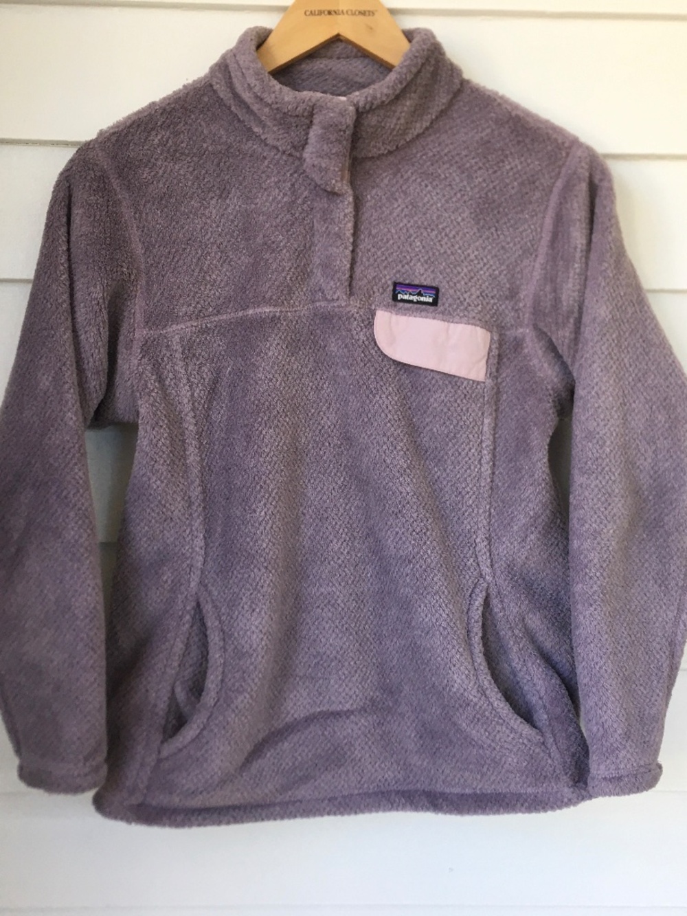 PATAGONIA SNAP-T FLEECE PULLOVER HIKING SWEATER KIDS SIZE XL/14